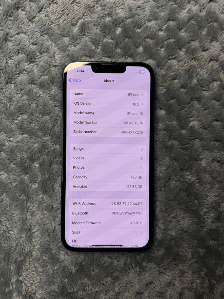 Iphone 13 128gb VERIZON