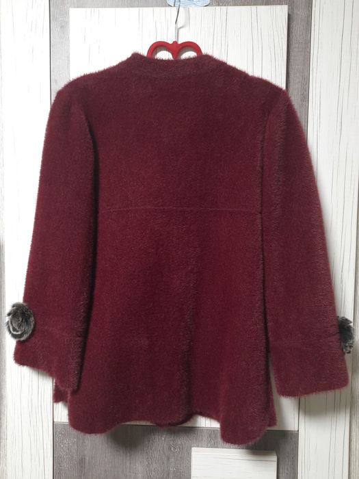 Вишуканий кардиган з вовни альпака