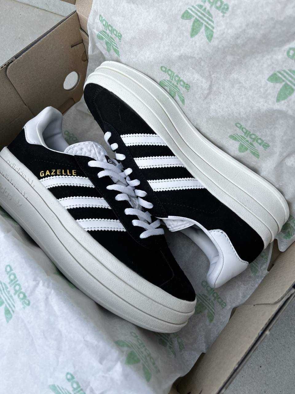 Adidas Gazelle Platform Black