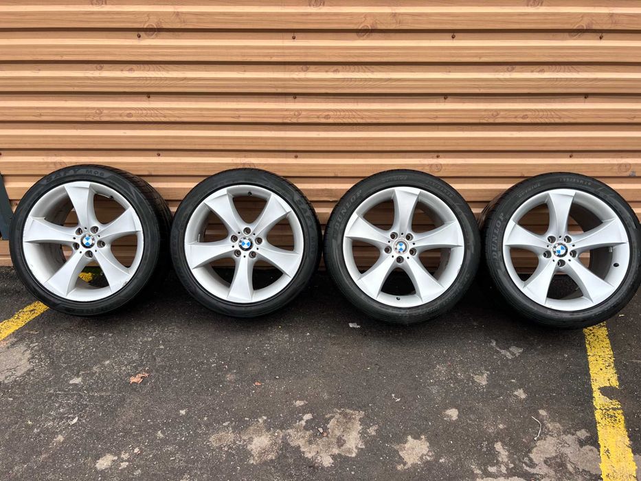 Диски с резиной R20 BMW X5 E70 E71 колеса БМВ Х5 Е70 титаны 259 стиль