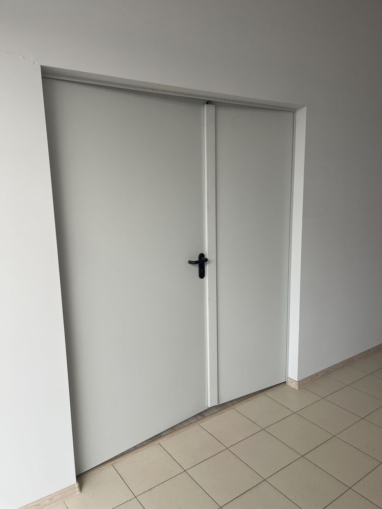 Drzwi stalowe dwuskrzydłowe ppoż. El60 „160” 1740 (1030+700) 2060mm