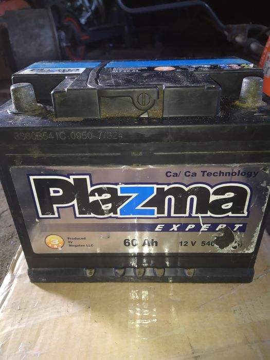 Автомобільний акумулятор Plazma 60Ah.540A.
