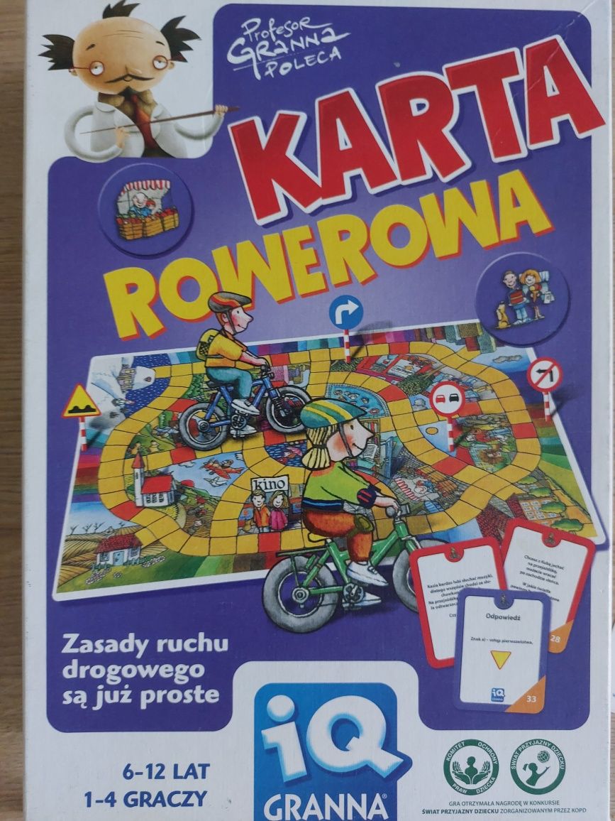 Karta rowerowa - gra