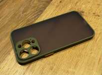 Etui matowe silikonowe iPhone 15 PRO MAX zielone