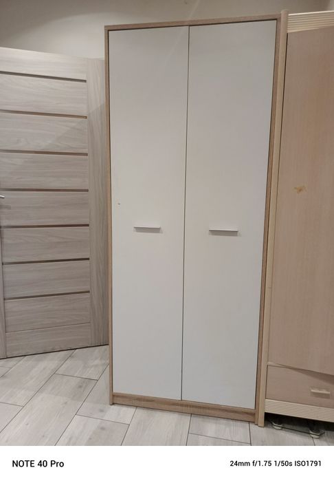 Szafa dąb Sonoma biała