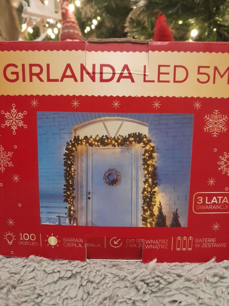 Nowa girlanda LED 5m