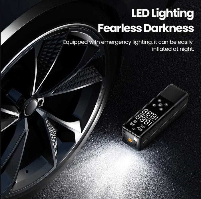 Портативный  компрессор Tecianro A5,  насос для накачивания шин