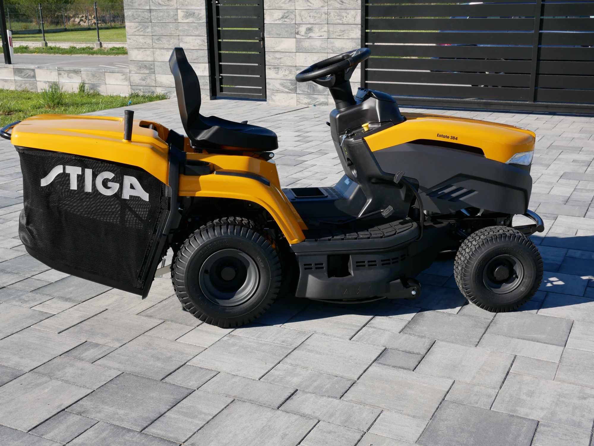 STIGA 384 traktorek kosiarka Ogrodniczy Nowy hydrostat kosz 200l HIT