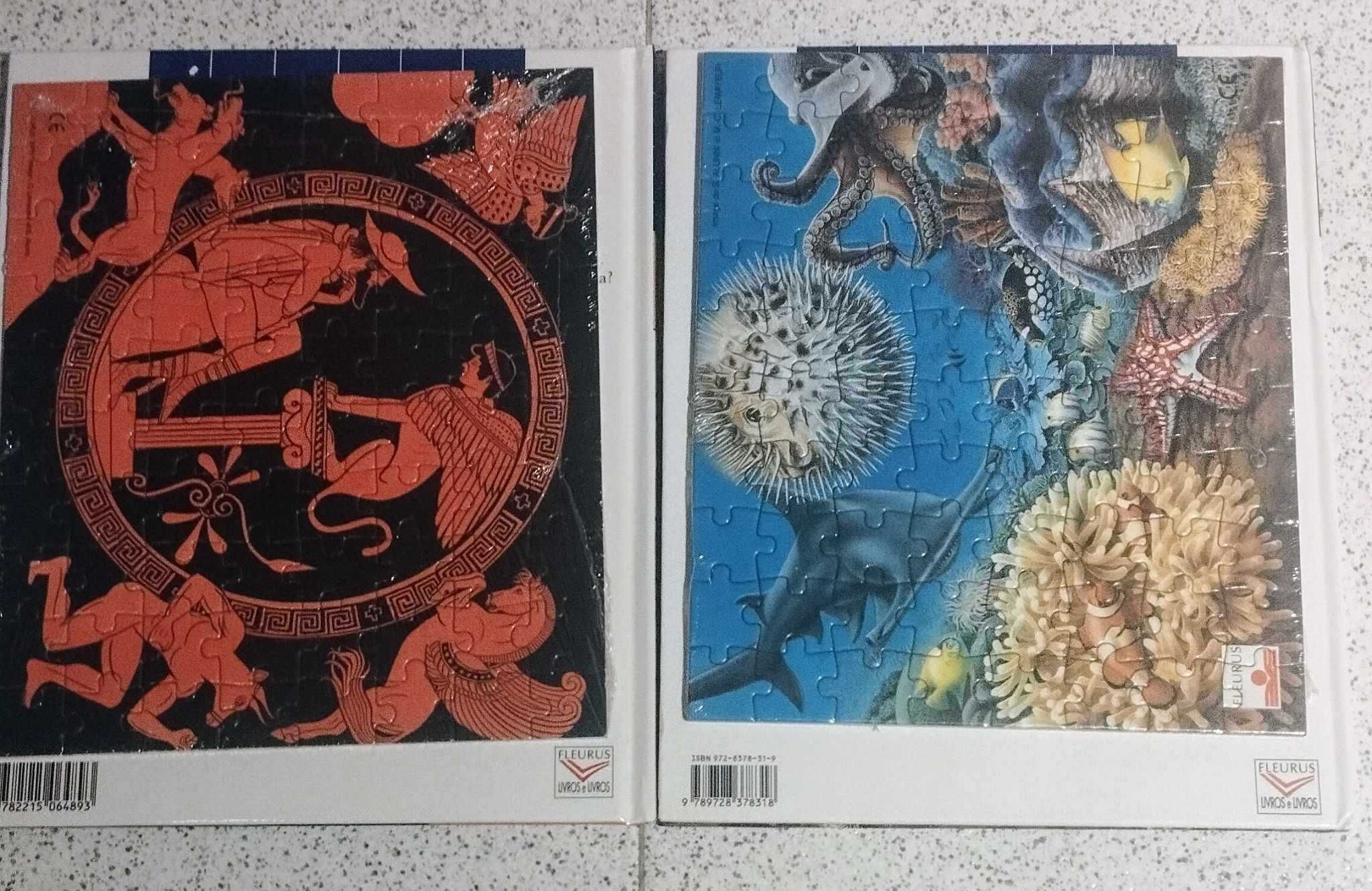 2 Livros "A Mitologia" , "O Mar" (Imagem Descoberta do Mundo) - NOVOS