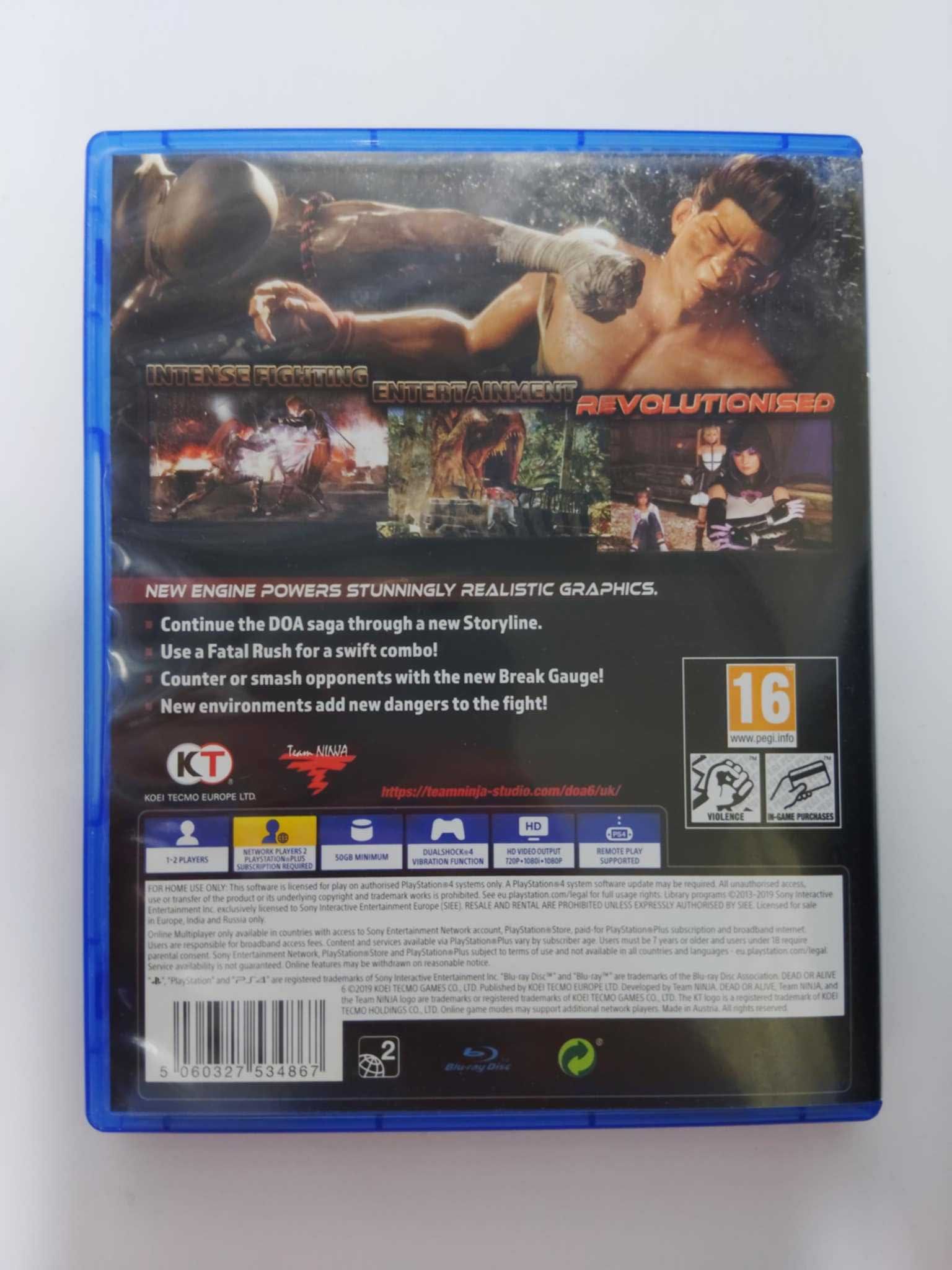 Dead or Alive 6 PS4 Angielska wersja gry