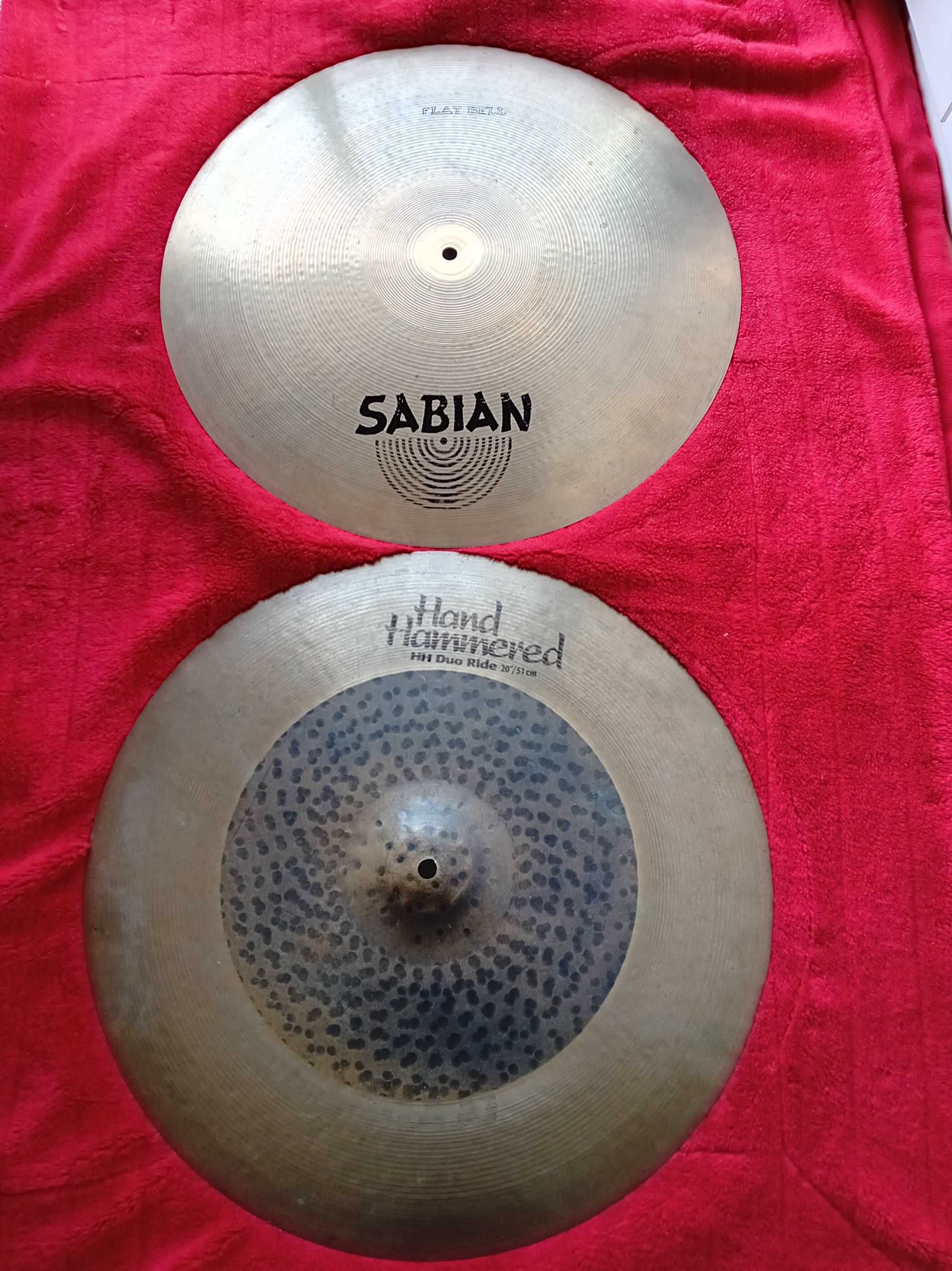 Aos músicos de bom gosto. Pratos  Sabian  Jazz Flat  20  polegadas