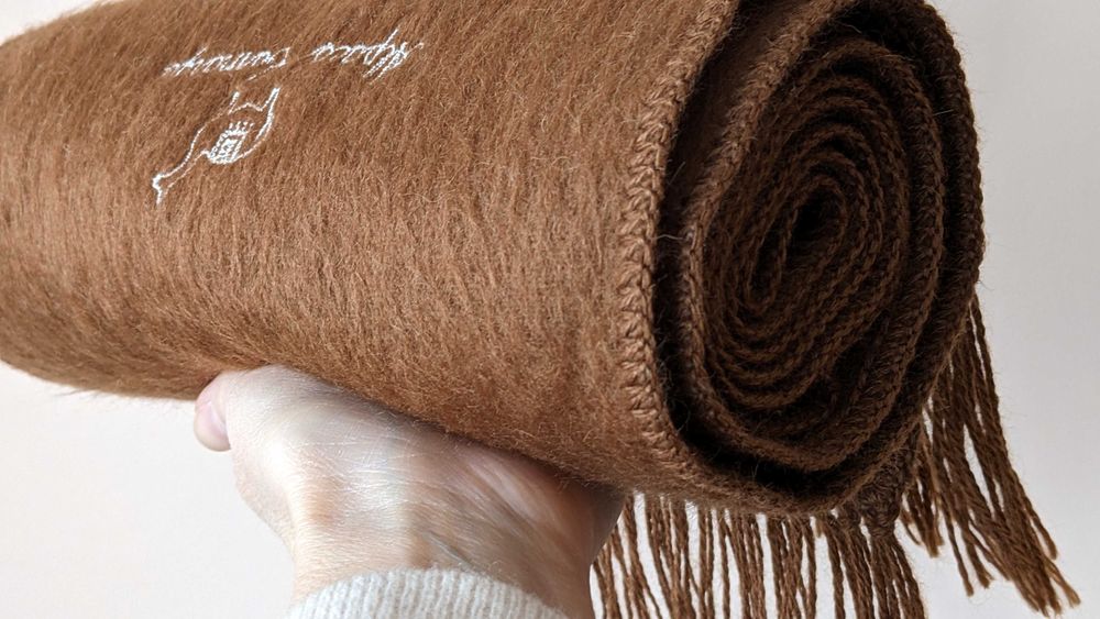 Шарф з альпаки Alpaka Camaro