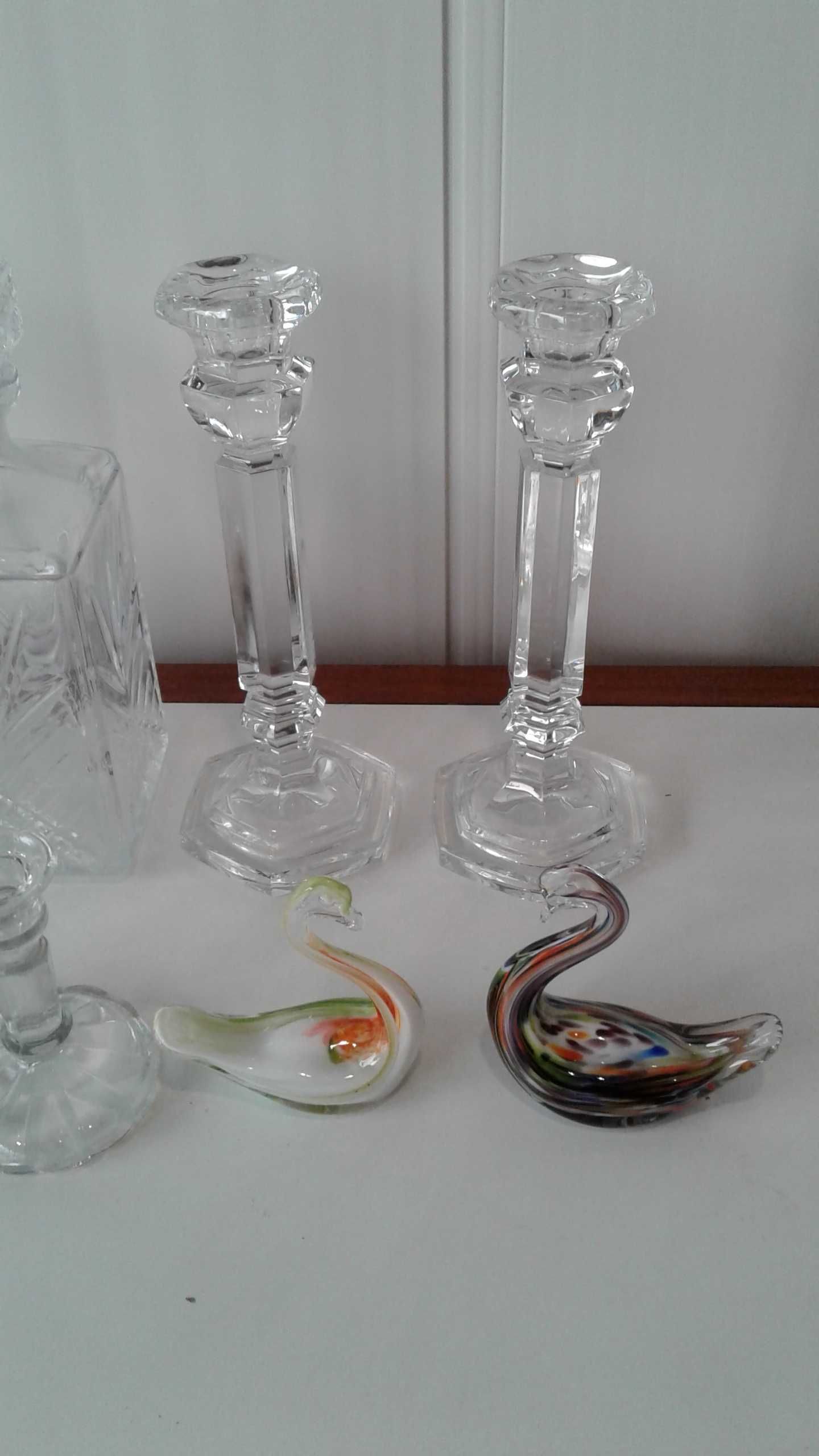 Peças de vidro antigo