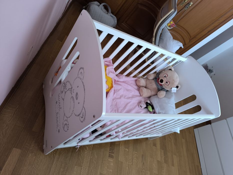 Berço Micuna sweet bear com colchão como novo