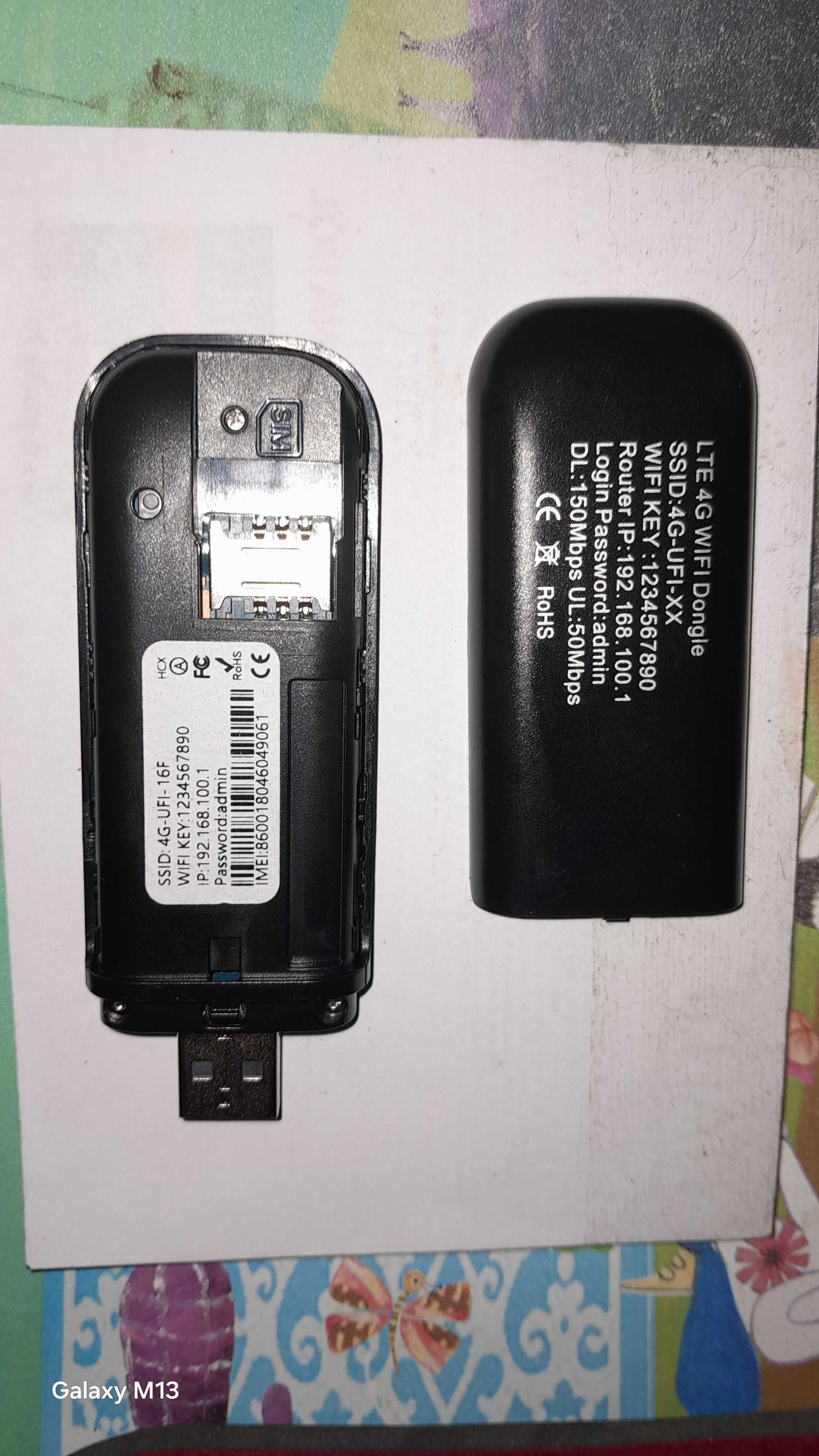 Router / modem internetowy, WiFi i karta sieciowa USB (rezerwacja).