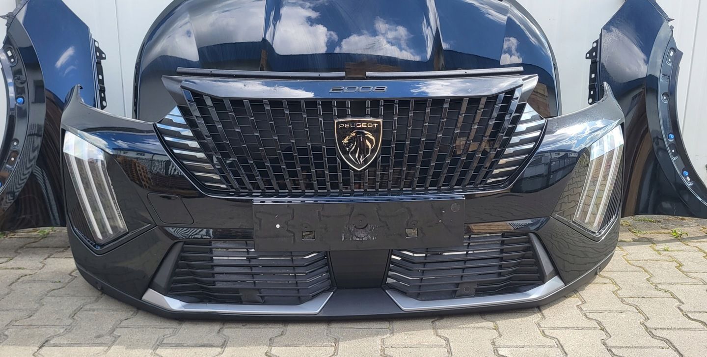 PEUGEOT 2008 II LIFT GT-LINE MASKA ZDERZAK BŁOTNIKI PAS LAMPY LED CHŁODNICE