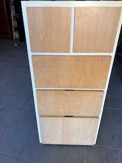 Armário para arrumação com 5 gavetas 56X47X120 cm