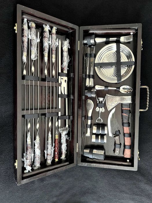 Espetos de aço inoxidável