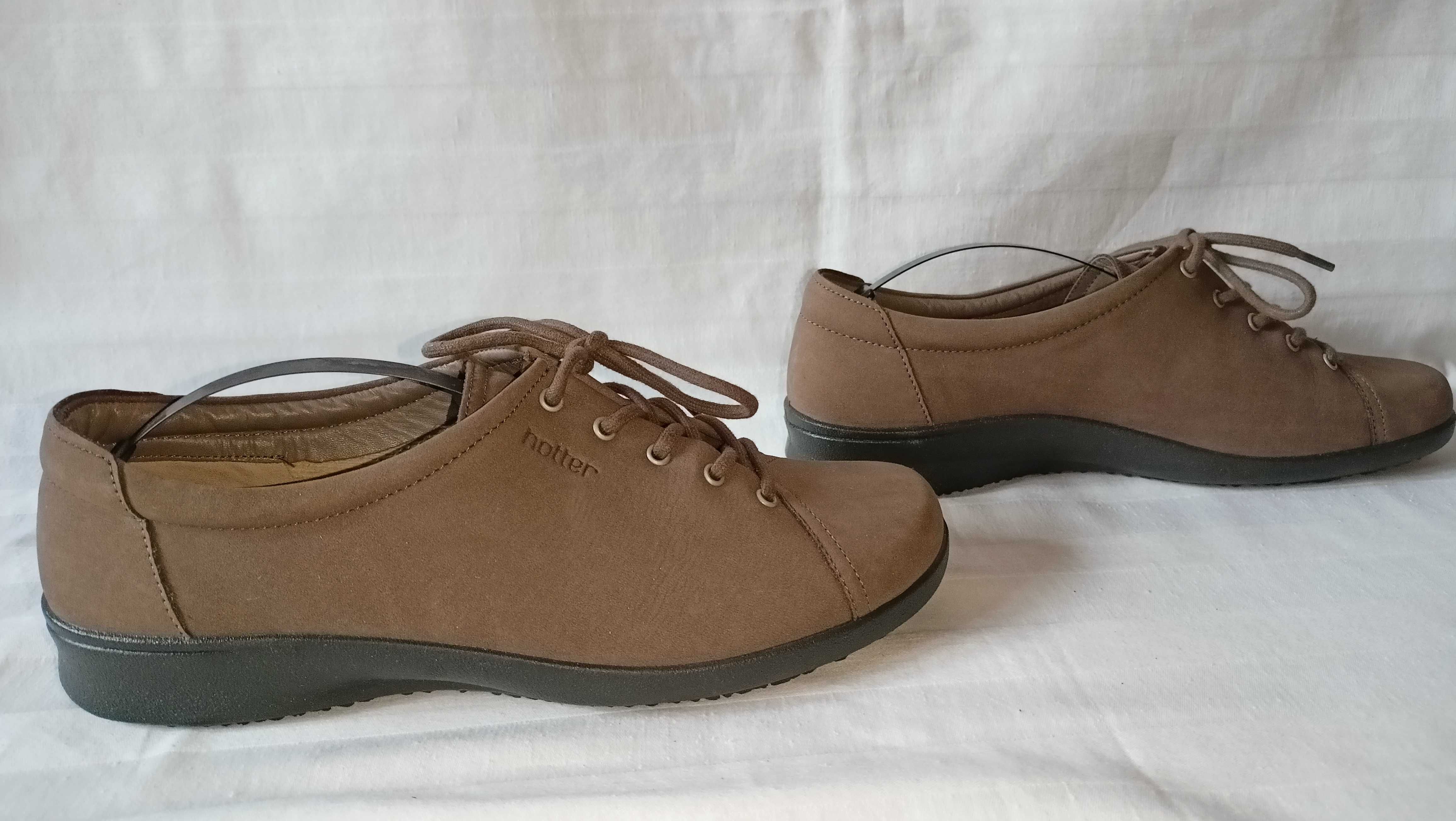 Hotter roz.41 / UK 7 /- dł. wkł.26,5 cm- skóra- super stan