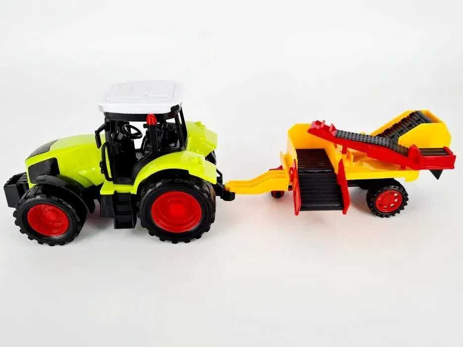 Traktor z maszyną rolniczą nowy zestaw zabawka