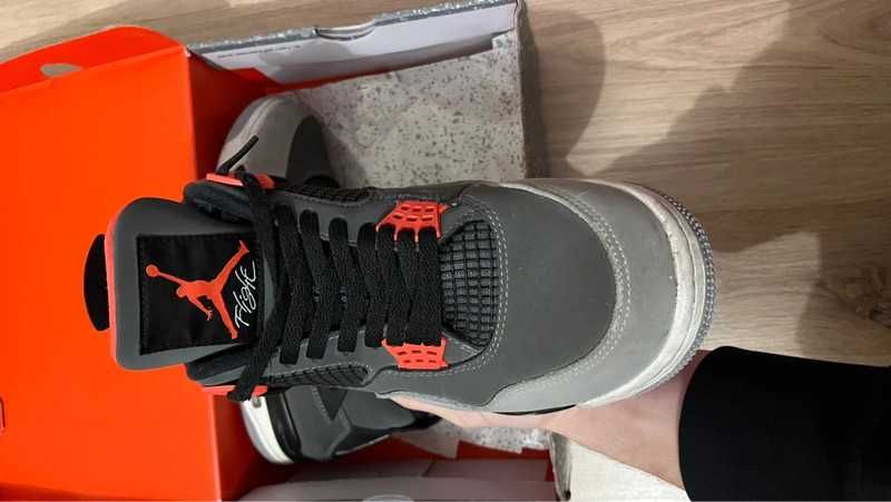 Nowy dostawa Jordan 4 Retro Infrared R.39