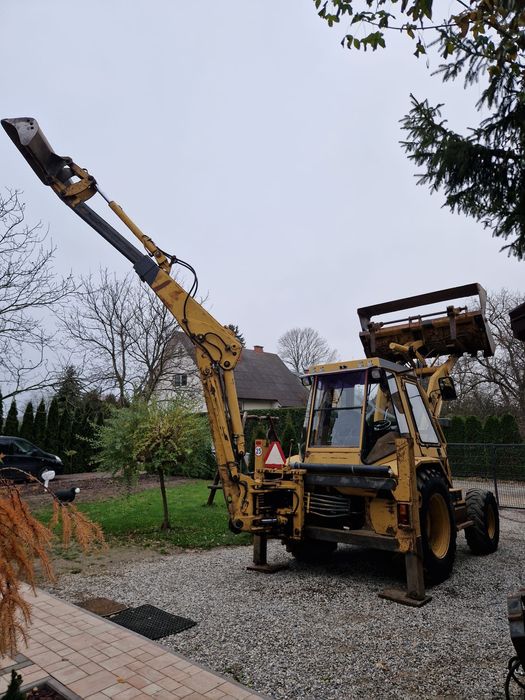 Koparko-Ładowarka CAT 428B Szczęka/Widły/Teleskop/4łyżki