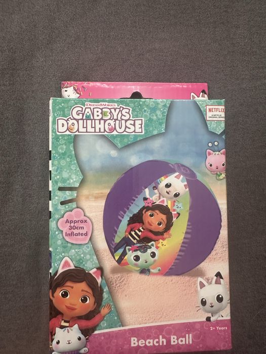 Nowa dmuchana piłka koci Domek Gabi