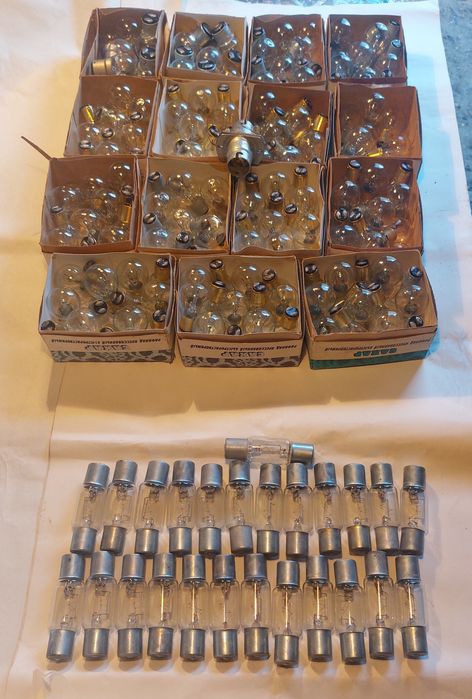 Лампочки СССР 212 шт.