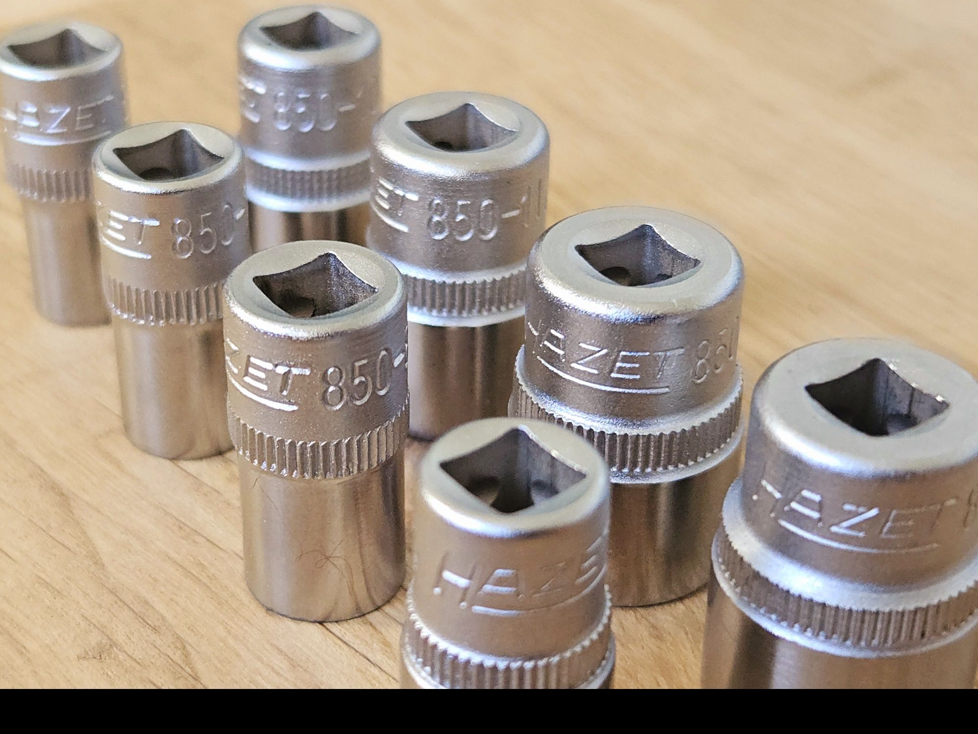 Zestaw nasadek od Hazet - napęd 1/4" - made in germany