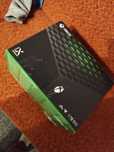 Xbox series x, pad, okablowanie, gra, pudełko
