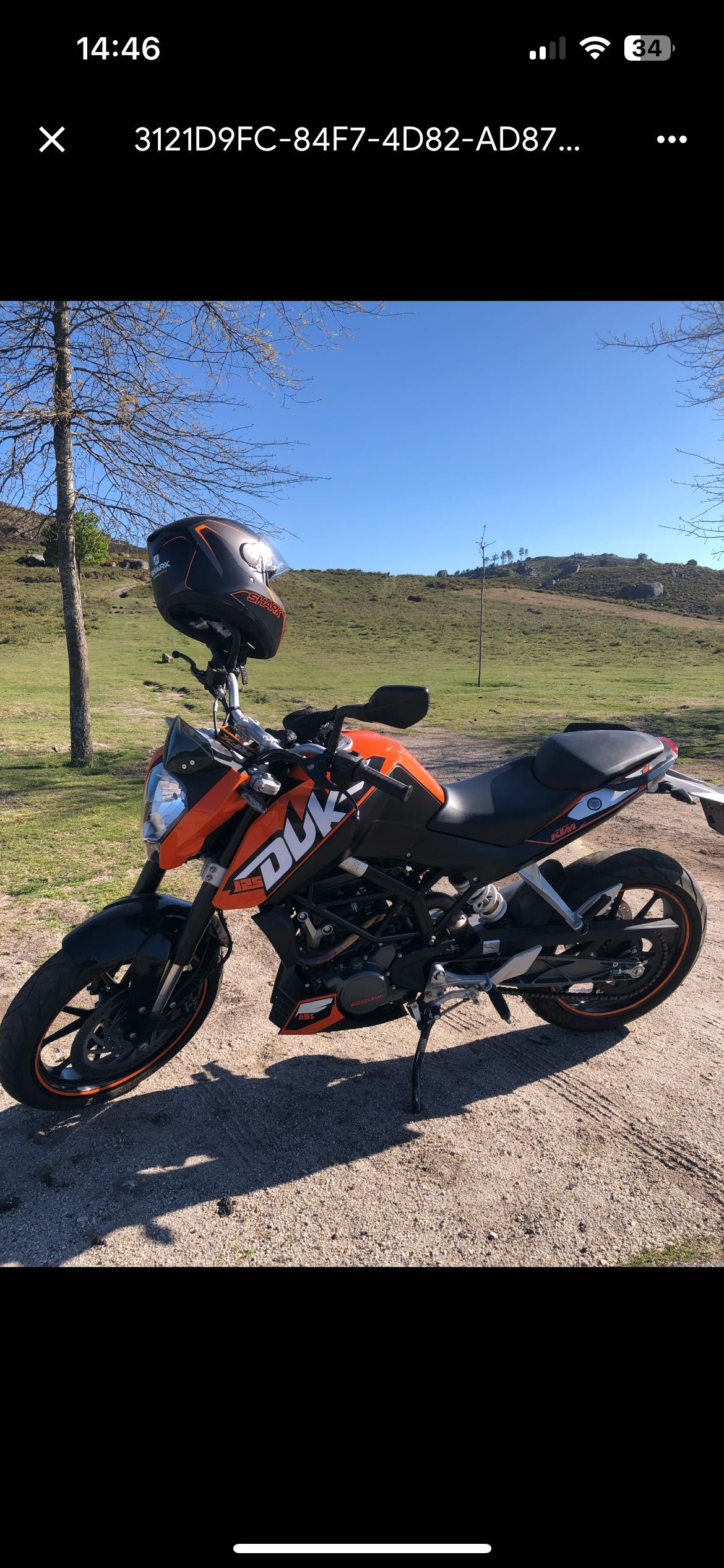 Mota ktm duke 125