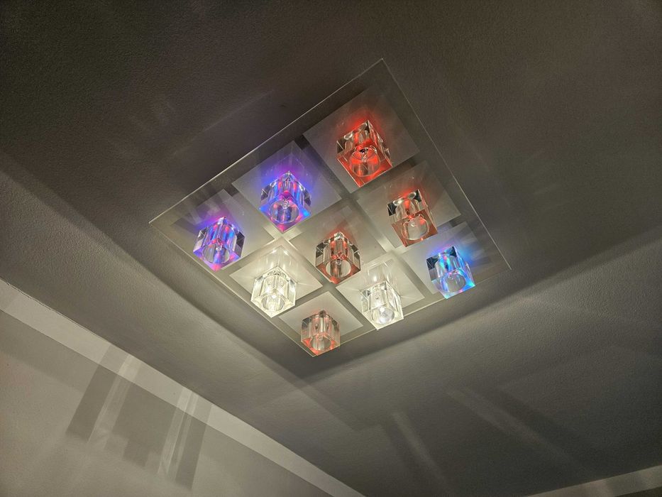 Lampa sufitowa LED / różne kolory  2xsztuki w cenie 1
