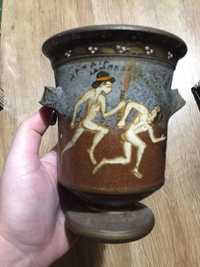 Réplica de vaso grego - jogos olímpicos antiguidade