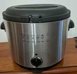 Fritadeira Elétrica  Doméstica- Nova 220V-Aço inoxidável- 1,2l