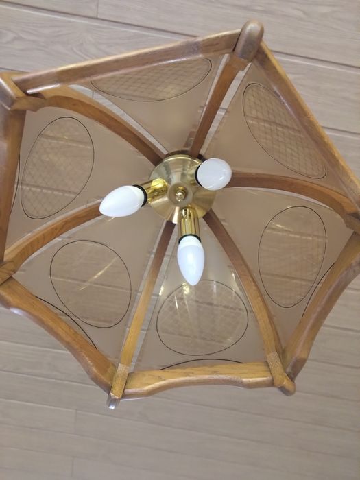 żyrandol lampa + 2 kinkiety zestaw