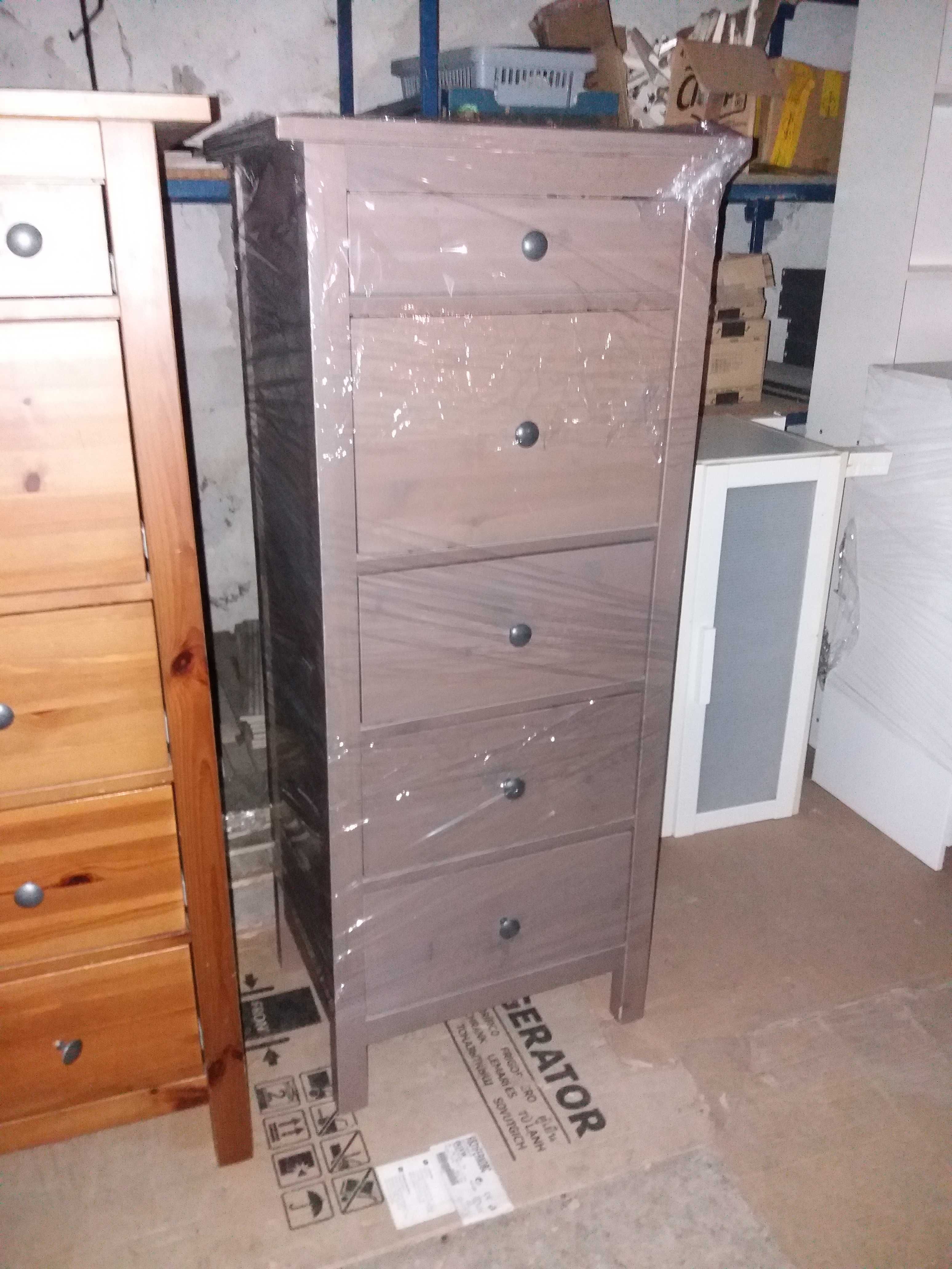 IKEA Hemnes komoda ,5 szuflad,wym.58x40x131 cm-dostawa grat