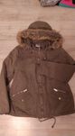 Parka George 152 - 158 kolor khaki oliwkowy ocieplana