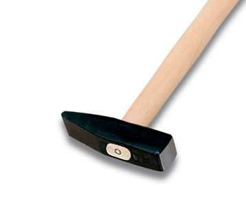 MŁOTEK ŚLUSARSKI STALOWY 800 g, Trzonek Drewniany 35 cm. SOLIDNY