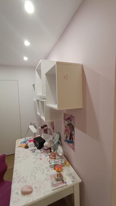 Meblik półki biale wiszące- Stan idealny!