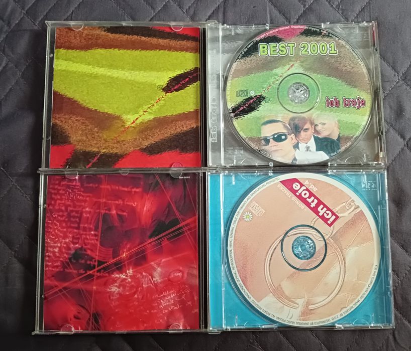5 płyt z muzyką zespołu ich troje