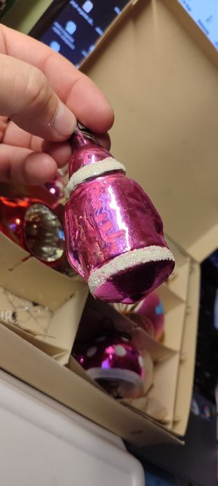 Bombki choinkowe z okresu PRL-U.