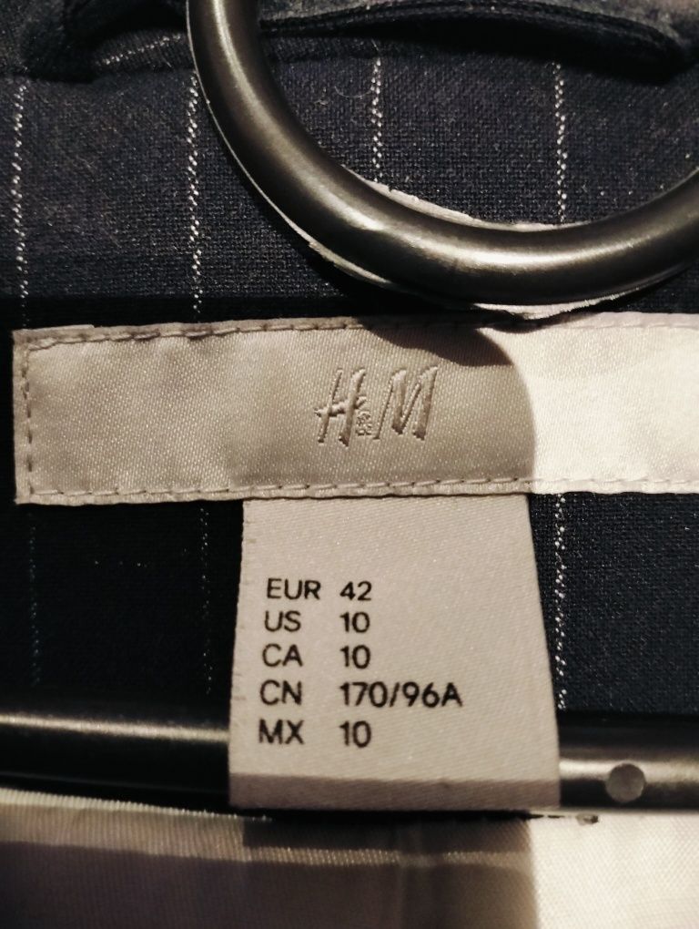 Marynarka granatowa w paski H&M r 40 r 42