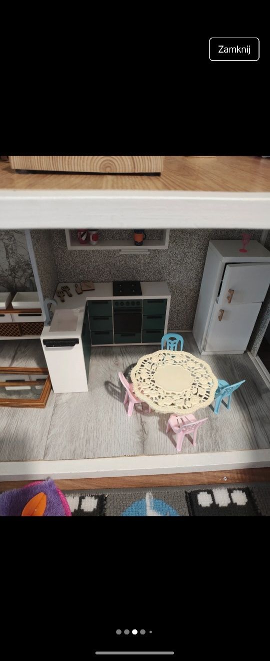 Domek dla lalek barbie