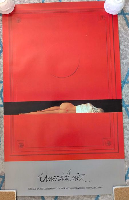 Poster Original Eduardo Luiz 1990 Fundação Calouste Gulbenkian
