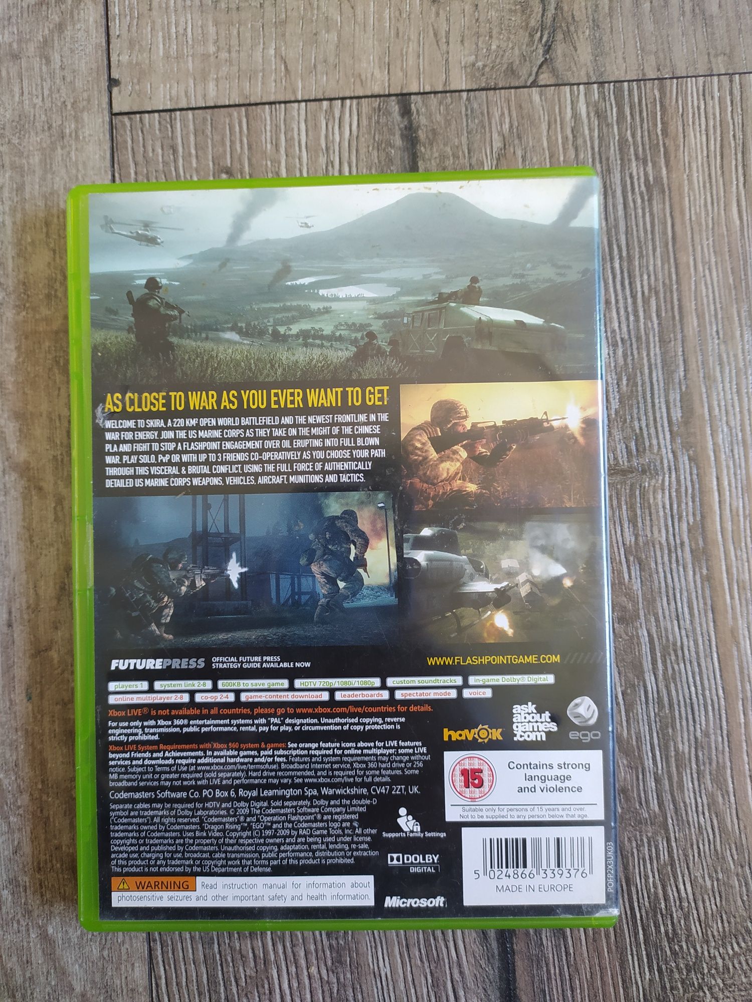 Gra Xbox 360 Operation Flashpoint Dragon Rising Wysyłka