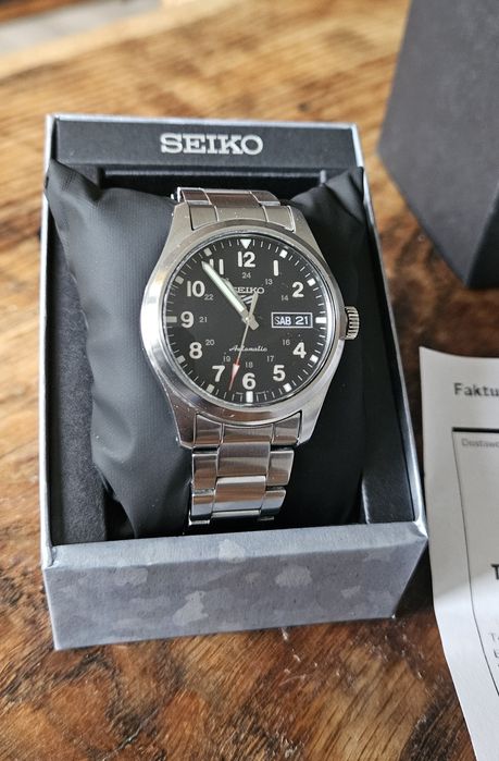1 Rok gwarancji ! Super Cena zegarek Seiko 5 Automatic srpg27k1