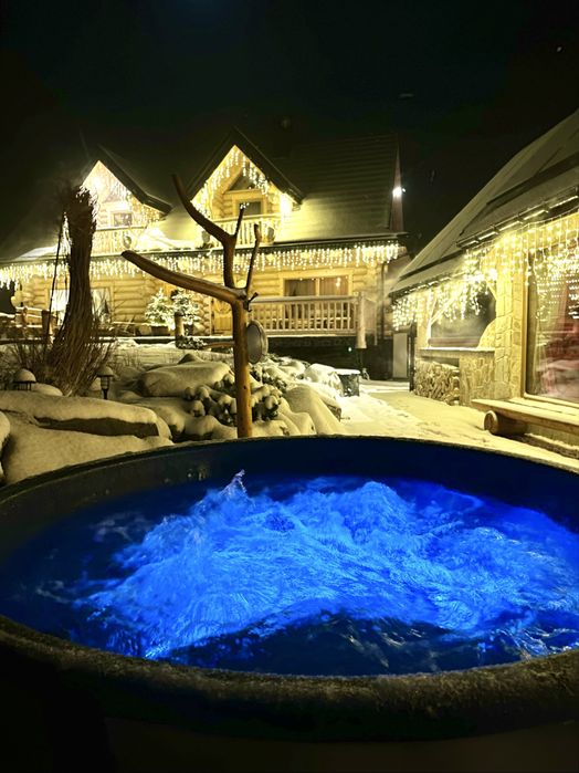 Piękna Luksusowa Chata w górach SPA, 6-21 osób, Sauna, Balia z jacuzzi
