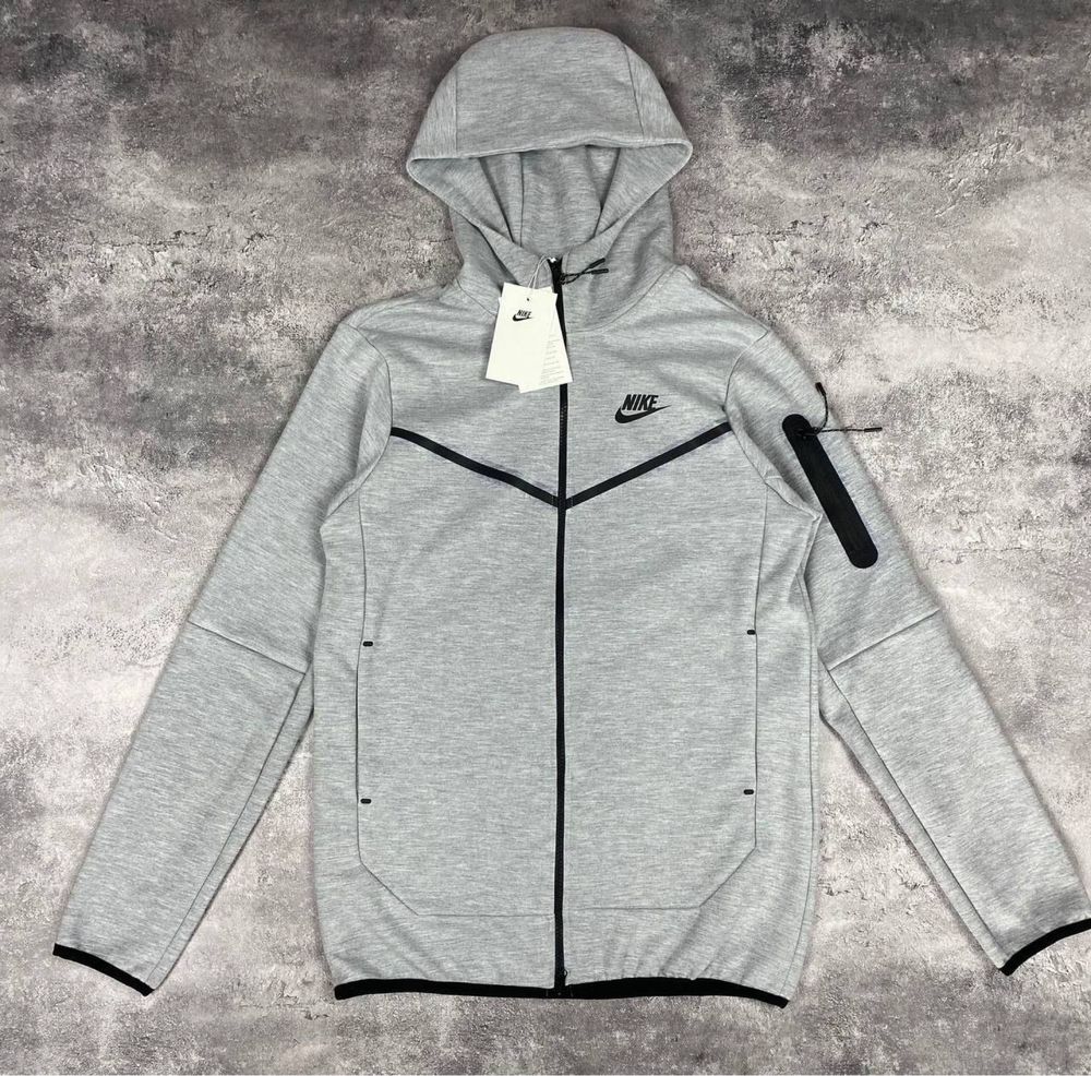 Кофта Nike Tech Fleece/найк теч фліс сіра/кофта найк теч флис