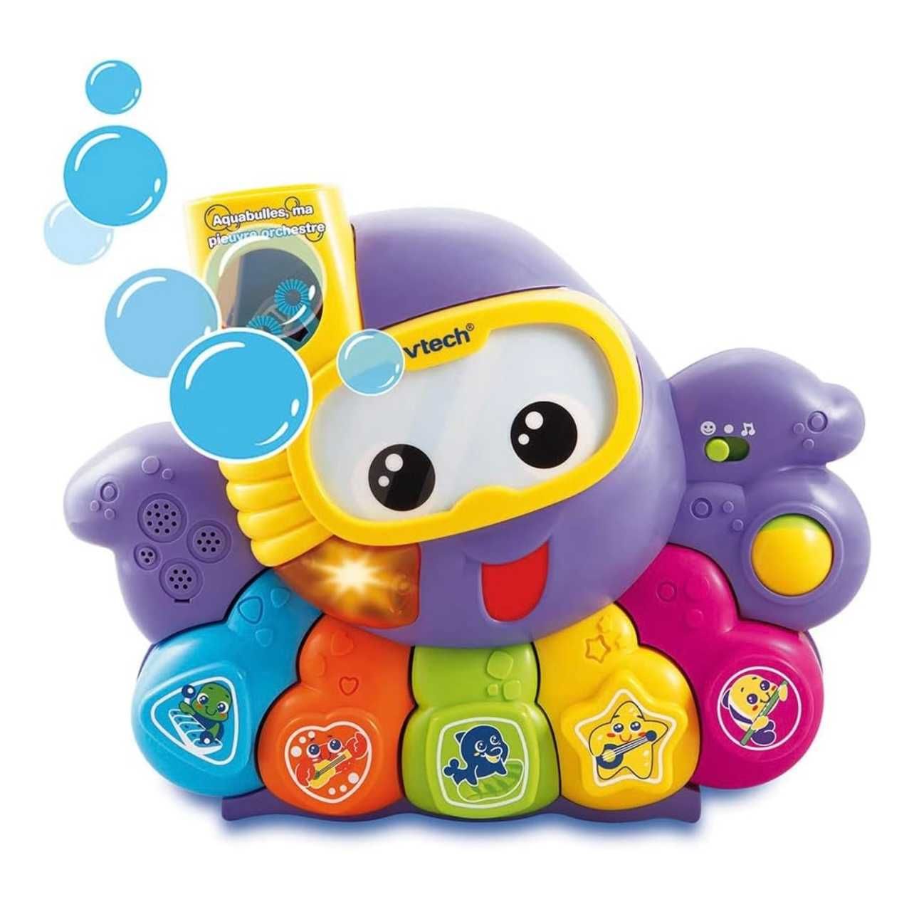 Brinquedo de banho Vtech bolhas de sabão - Polvo Orquestra