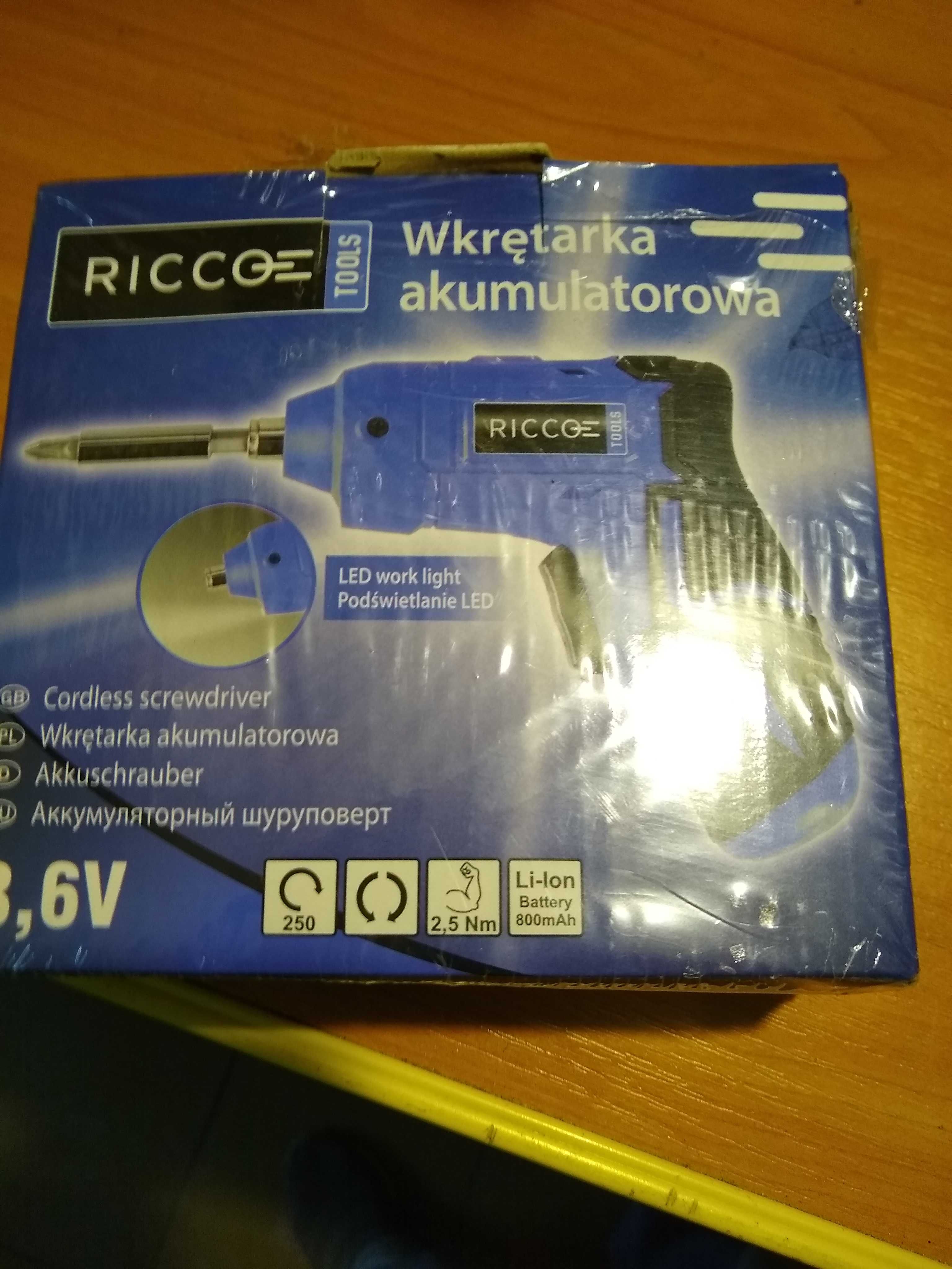 Wkrętarka akumulatorowa RICCO